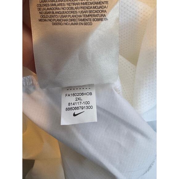 Oklahoma State Cowboys Pullover Jacket Mens 2XL White Nike Storm-FIT Football - Picture 10 of 14